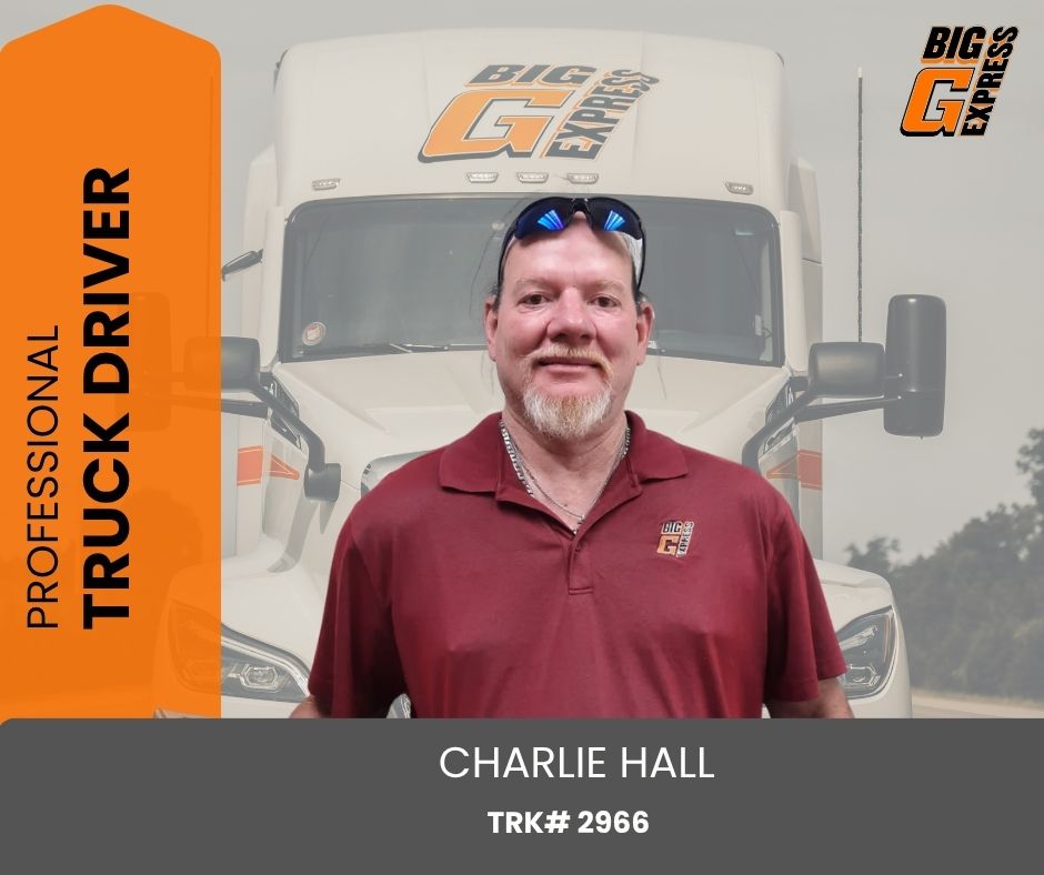 BIG G DRIVER OF THE MONTH AUGUST 2026- Charlie Hall 