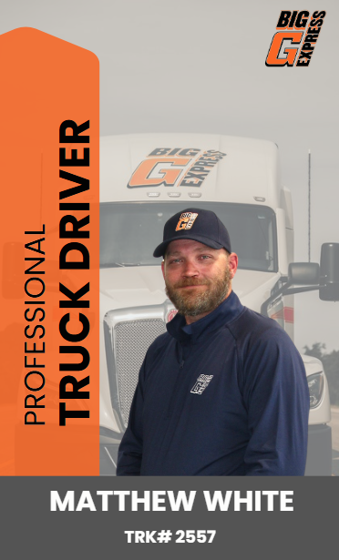 Big G Driver Of The Month June 2025 – Matthew White