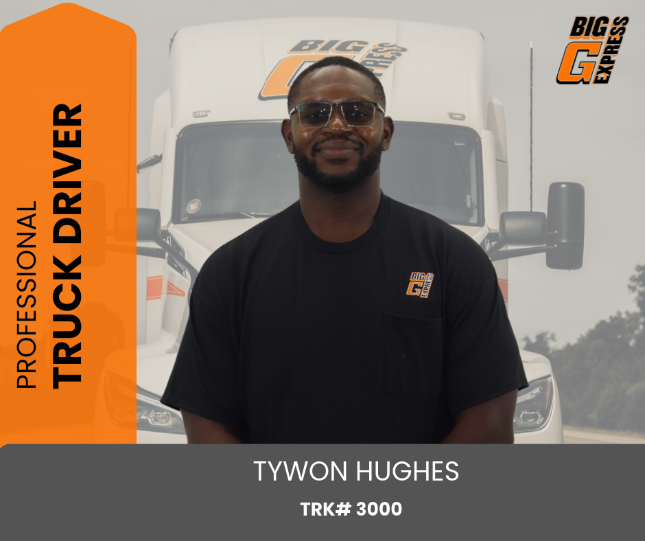 BIG G DRIVER OF THE MONTH SEPTEMBER 2026- TYWON HUGHES